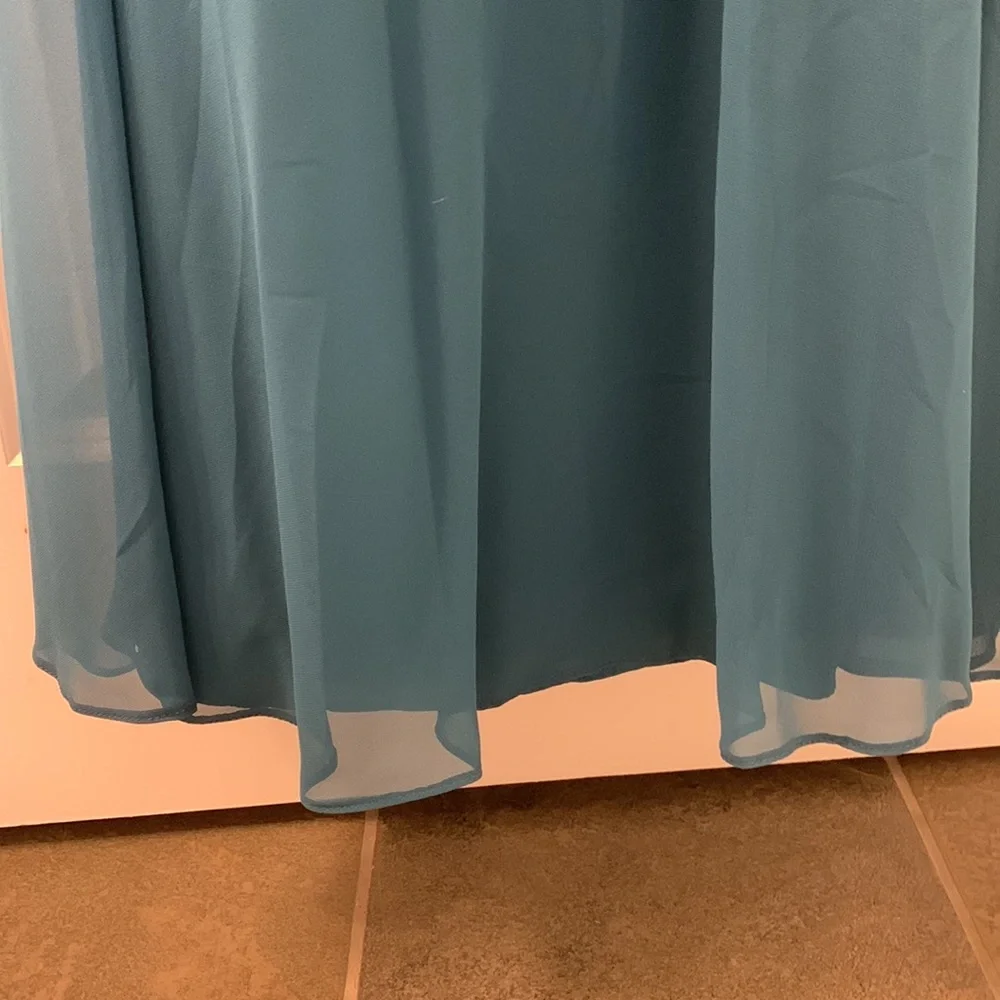 Azazie Sonya Dress in Peacock Color - Picture 12 of 16